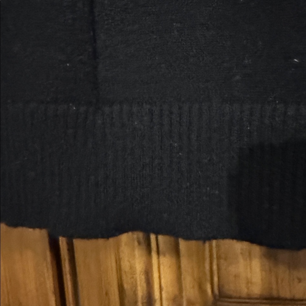 Givenchy Sweater in Black Faded White and Red Accents Wool Blend Medium - Picture 10 of 16